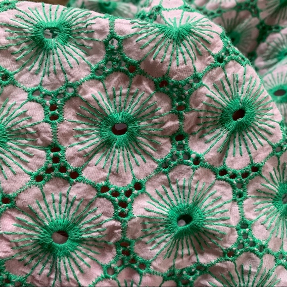 Lilly Pulitzer eyelet embroidered floral halter dress - Picture 11 of 11